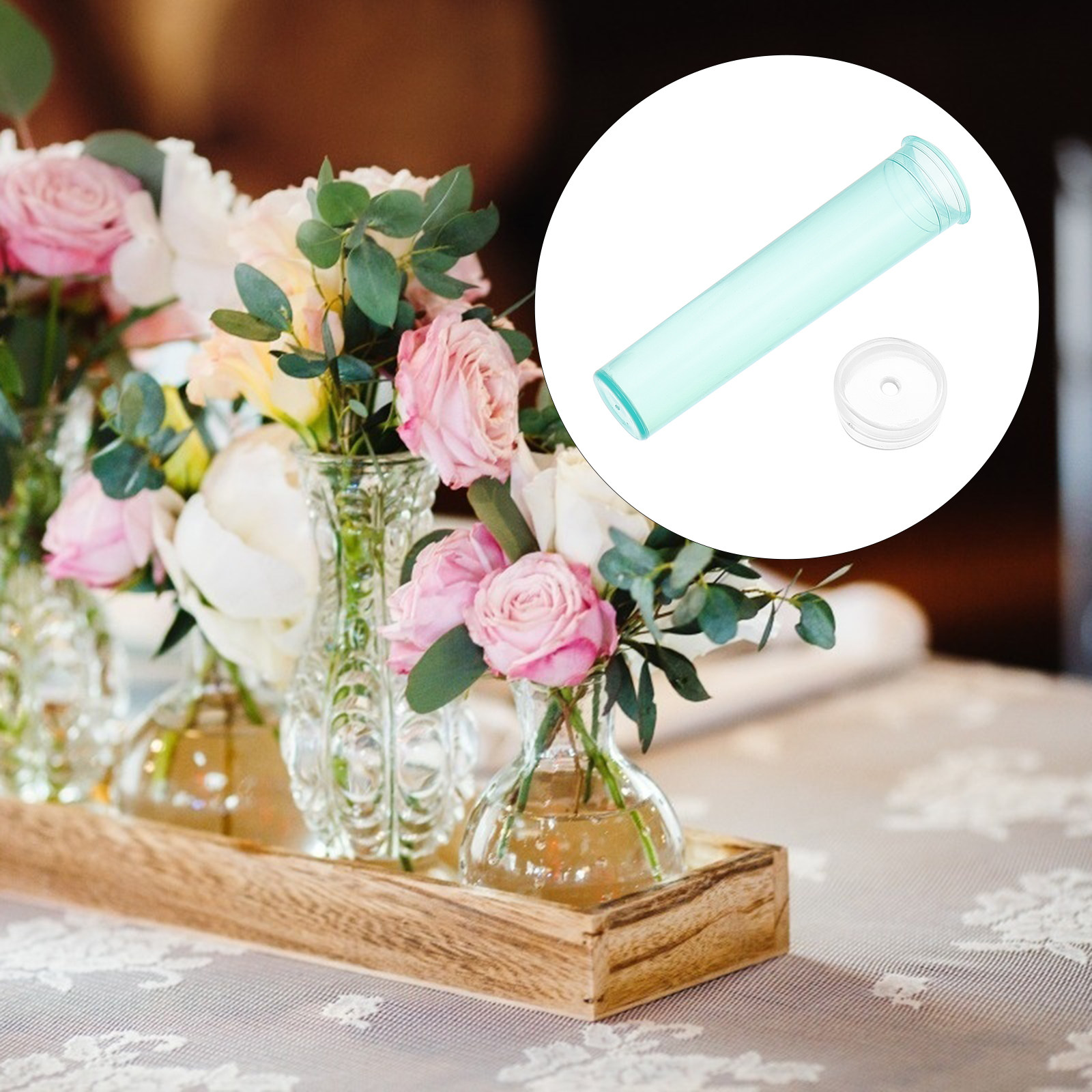 Nutrition & Fitness Hub Photos - 90Pcs Flower Nutrition Tubes Leak-Proof Plastic
