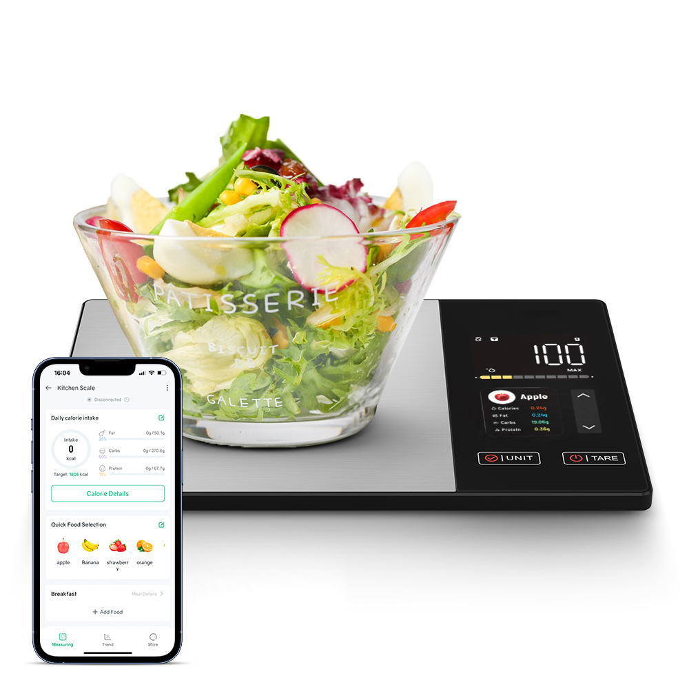 Smart Kitchen Scale with APP F - Fitness Nutrition Diet ulasan dan harga
