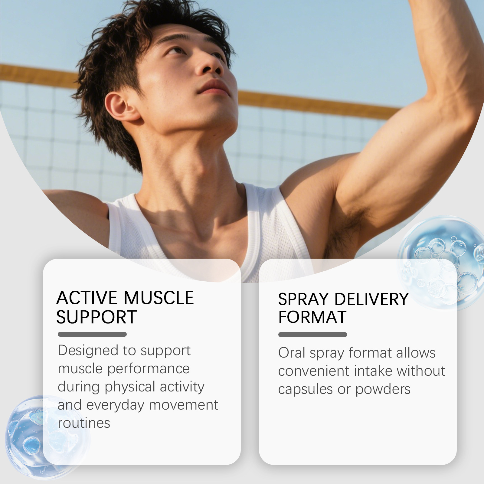 Muscle Growth Spray Enhance Ph - Fitness Nutrition Energy ulasan dan harga