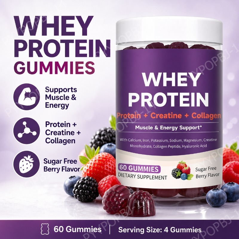 Protein Gummies with Whey Crea - Fitness Nutrition Energy ulasan dan harga