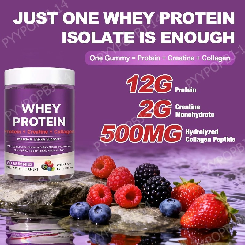 Protein Gummies with Whey Crea - Fitness Nutrition Energy ulasan dan harga