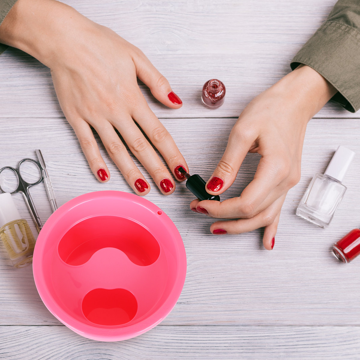 4Pcs Nail Soaker Bowl Heavy Du - Nutrition & Fitness Hub Photos ulasan dan harga
